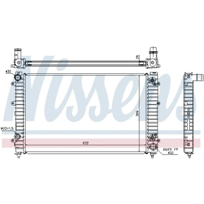 Afbeelding van Nissens Radiateur 60493A