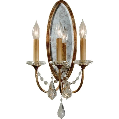 Afbeelding van Bohemian Wandlamp Steady Lighting Metaal E14 L: 12.3cm Voor Binnen Woonkamer Eetkamer Brons