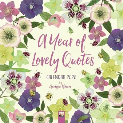 Afbeelding van A Year of Lovely Quotes Wall Calendar 2026 (Art Calendar)
