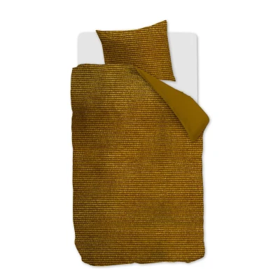 Afbeelding van At Home Dekbedovertrek Cosy Corduroy Oker 140 x 200/220