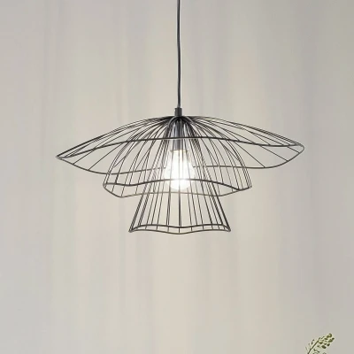 Afbeelding van Hanglamp Tel 6504, zwart, ijzer, Ø 50 cm