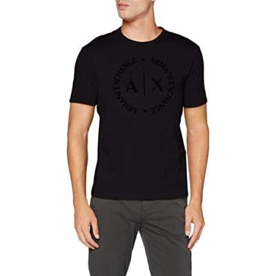 Image de Armani Exchange T Shirt Homme, Noir, L