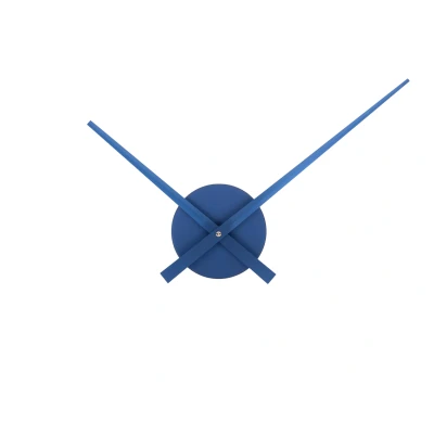 Afbeelding van Karlsson Wandklok Little Big Time Mini Metallic dark blue Ø41cm