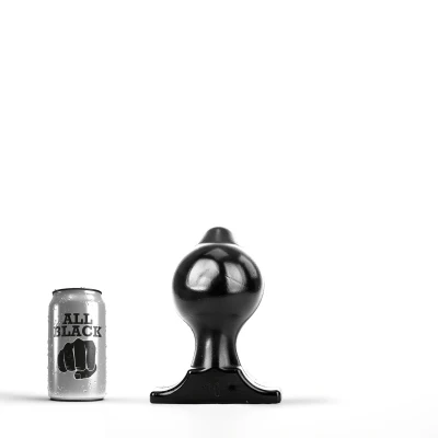 Afbeelding van All Black Henny Butt Plug 10 cm