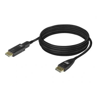 Image de ACT Câble DisplayPort (M) détachable pour 1.4 20 m Active Optical Cable (AOC), support 8K60Hz (7680 x 4320), 4K144Hz (3840 2160), Dolby DTS HD Master Audio, Canal de retour audio (ARC)