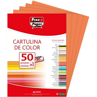 Afbeelding van Fixo Paper 11120355 karton, A3, 180 g, 50 vellen
