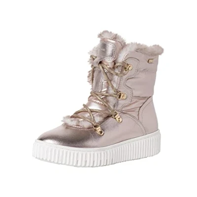 Afbeelding van Tamaris Dames 1 26854 29 Enkellaarzen voor dames, goudkleurig