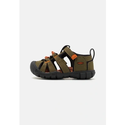 Afbeelding van Keen Seacamp II CNX Children Unisex Outdoorsandalen voor kinderen, Maat: 29, Olive Textiel