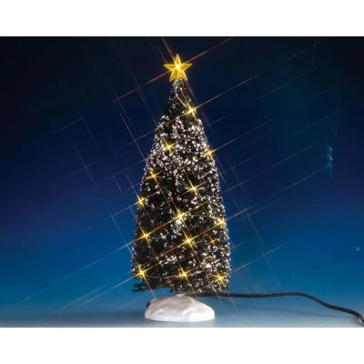 Afbeelding van Evergreen tree with 24 clear light b/o 4.5v LEMAX