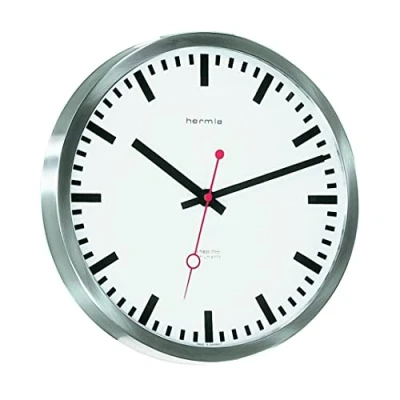 Afbeelding van Hermle Stationsklok Zilver