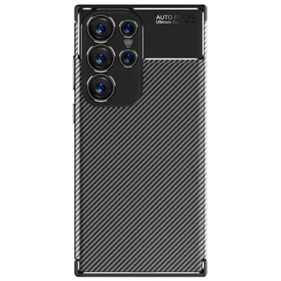 Afbeelding van Just in Case Rugged TPU Back Cover Zwart Samsung Galaxy S23 Ultra