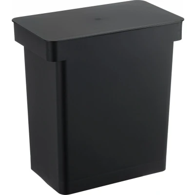 Afbeelding van Yamazaki Airtight Trash Can with Caster Tower Black