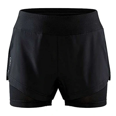 Afbeelding van Craft ADV 2IN1SHORTS W Korte broeken, Dames, Maat: 40, Black