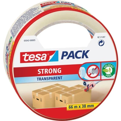 Afbeelding van Verpakkingstape Tesa 57165 strong 38mmx66m transparant