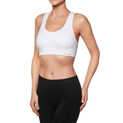Afbeelding van Falke Madison LOW Support Sportbh met medium support, Dames, Maat: Small, White