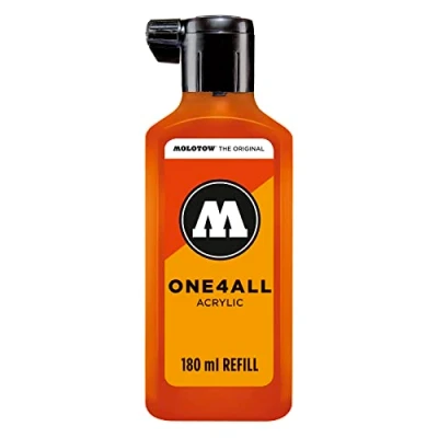 Afbeelding van Molotow ONE4ALL™ 180ml Oranje navul Inkt op acrylbasis
