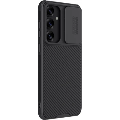 Afbeelding van Nillkin CamShield Hoesje Geschikt voor Samsung Galaxy S25 Plus Back Cover met Camera Slider Extra Bescherming Zwart
