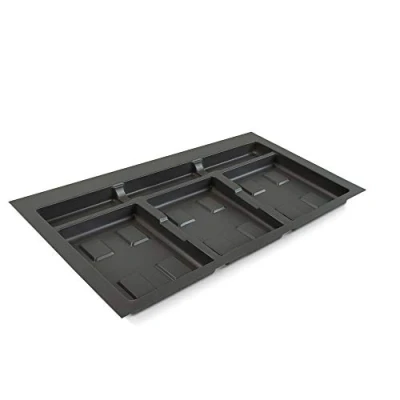 Afbeelding van Emuca Afvalbak voor lade, op maat te snijden basis afvalcontainers, modules breedte 80 cm.