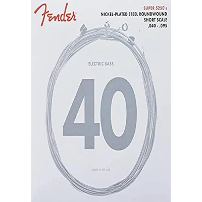 Afbeelding van Fender 5250XL Nickel Plated Steel Short Scale Bass Extra Light 40 95