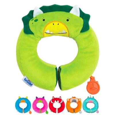Afbeelding van Trunki Reiskussen voor kinderen en kinondersteuning, Dudley de dinosaurus (groen),