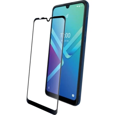 Afbeelding van Wiko Y82 Tempered Glass 9H Original Full Cover Omtrek Zwart