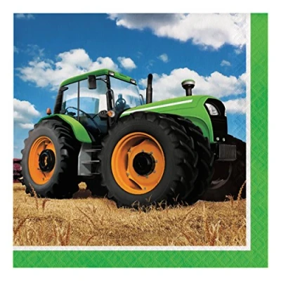 Afbeelding van Tractor Time servetten 33x33cm 16 stuks
