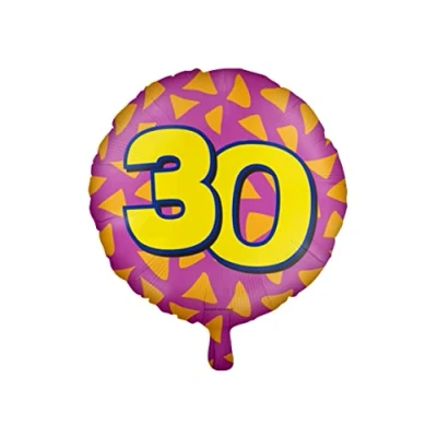 Afbeelding van Helium ballon 30 jaar party 45cm