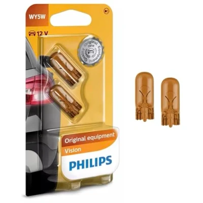 Image de Philips Vision Wy5W, Lampe De Signalisation, Blister 2