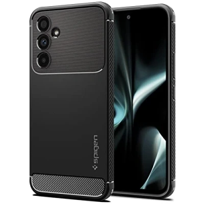 Afbeelding van Spigen Liquid Air Hoesje Geschikt voor Samsung Galaxy A54 Back Cover Flexibel TPU Zwart