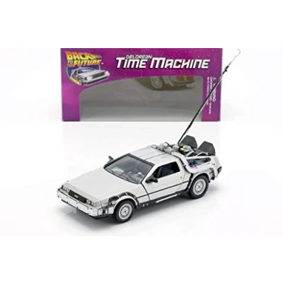 Afbeelding van OPO 10 Metalen auto Delorean uit de film terug naar toekomst I schaal 1:24 (Ref: 01V 22443), Veelkleurig