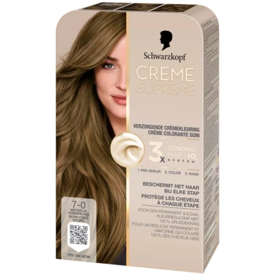 Afbeelding van Schwarzkopf CREME SUPREME 7 0 Permanente Haarverf Haarkleuring