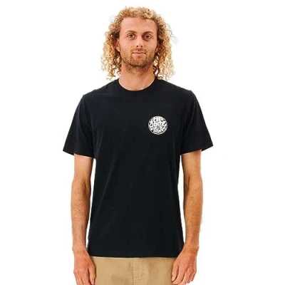 Afbeelding van Rip Curl ICON Tshirt print, Heren, Maat: Medium, Black