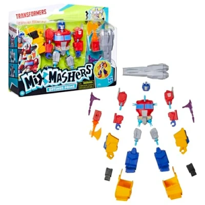 Afbeelding van Transformers Jet Armor Optimus Prime MIXMASHERS Deluxe figuur