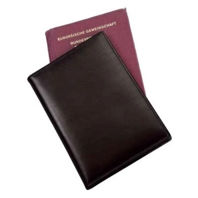 Image de Alassio etui passeport rfid document safe, cuir nappa noir 42059