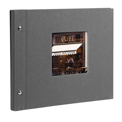 Afbeelding van GOLDBUCH GOL 26825 Schroefalbum BELLA VISTA donker grijs klein