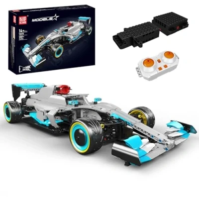 Afbeelding van Mould King 13171 Technisch sportwagenmodel, 1257 delig, op afstand bestuurde racebouwset met afstandsbediening en Dual Control app