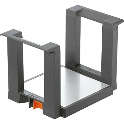 Afbeelding van Blum AMBIA LINE Bordenhouder voor maximaal 12 borden, grijs Orion mat, kunststof/roestvrij staal, verstelbaar, antislip, keukenorganizer