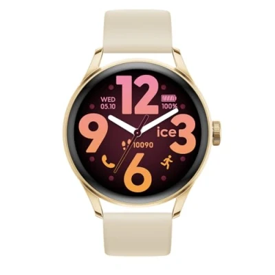 Afbeelding van Ice Watch RUND Smartwatch, Dames, Maat: One Size, Beige