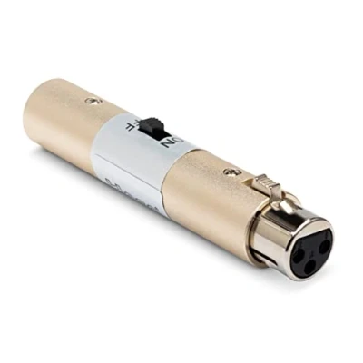 Afbeelding van Hosa GMS 274 XLR3F naar XLR3H stroomschakelaar voor microfoon