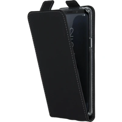 Afbeelding van Accezz Hoesje Geschikt voor Samsung Galaxy S9 Met Pasjeshouder Flipcase Zwart