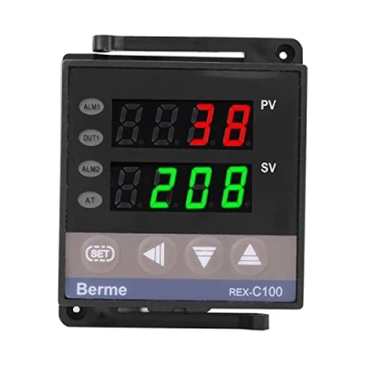Afbeelding van PID REX C100 Digitale Temperatuurregelaar Thermostaat 100 240 V Relaisuitgang 1500VAC 14 bits