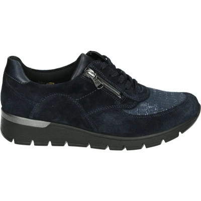 Afbeelding van Waldlaufer 626K02 K Ramona Lage sneakersDames sneakers Kleur: Blauw Maat: 37.5
