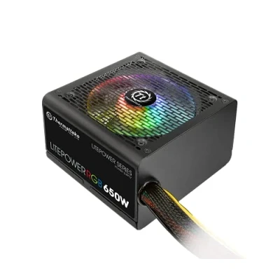 Afbeelding van Thermaltake Litepower RGB (650 W), PC voedingseenheid, Zwart