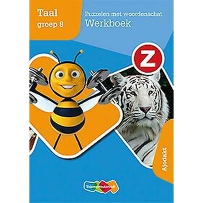 Afbeelding van Puzzelen met woordenschat Werkboek groep 8
