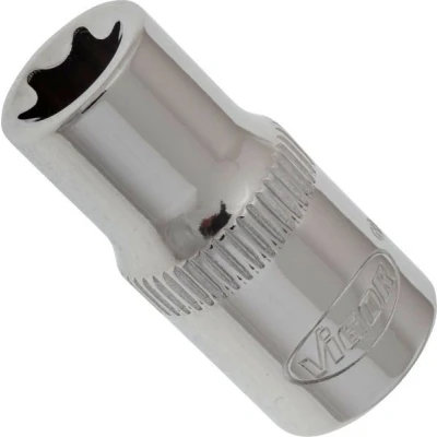 Afbeelding van VIGOR V2189 Buiten zesrond (TX) Dopsleutelinzetstuk T 8 1/4 (6.3 mm)