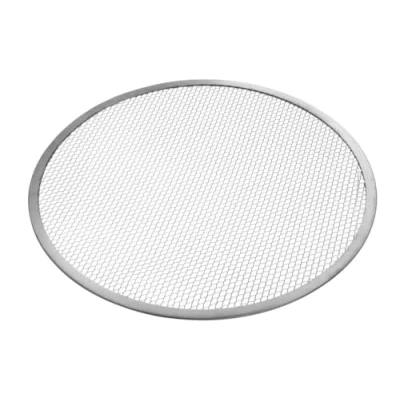 Afbeelding van Hendi Pizzaplaat met Gaasbodem Aluminium Ø50cm