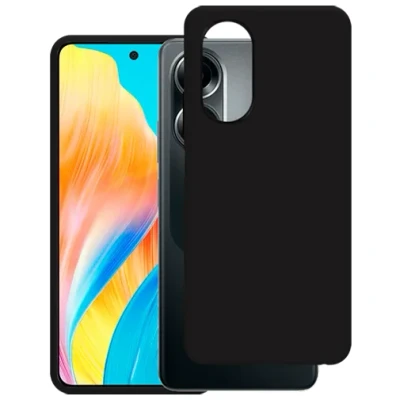 Afbeelding van Just in Case TPU Back Cover Zwart OPPO A58