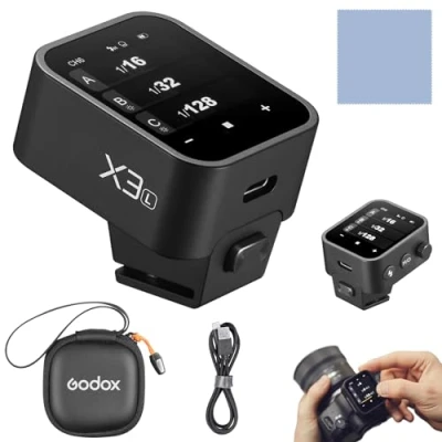 Afbeelding van GODOX X3L 2.4G Wireless Flash Trigger Transmitter TTL Autoflash met grote OLED Touchscreen Multiple modi USB poort, 32 kanalen, 16 groepen, compatibel Leica camera&#039;s