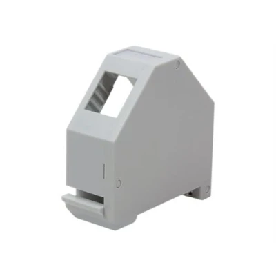 Image de LogiLink Adapteur de montage sur rail avec fonction correction keystone RJ 45 gris clair