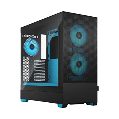 Afbeelding van Fractal Design Pop Air Tower PC behuizing Zwart, Cyaan